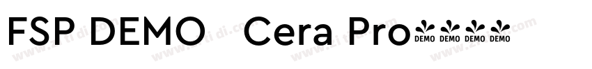 FSP DEMO   Cera Pro字体转换